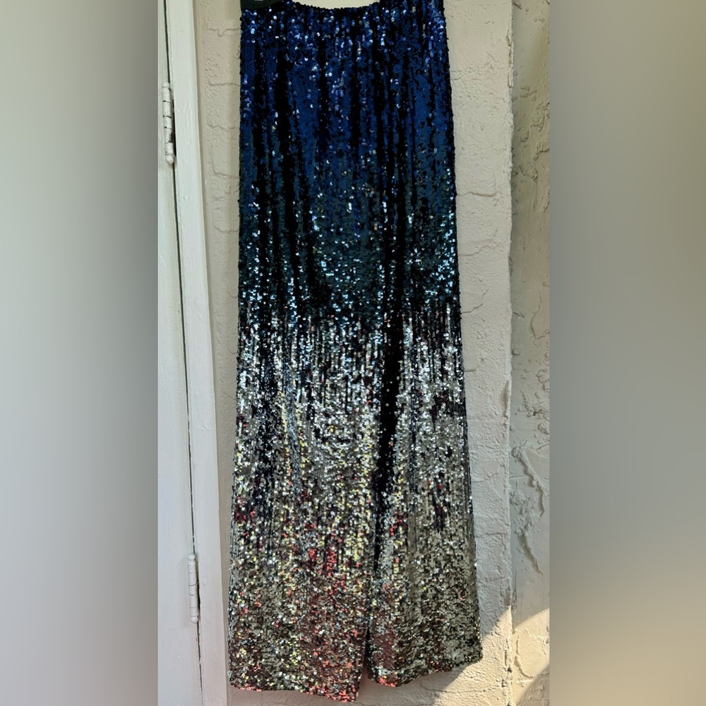 Alice + Olivia Ombre Sequin Pants S